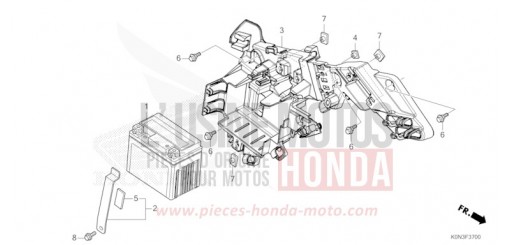 BATTERY/BATTERY BOX CBF125MER de 2024